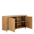 Colima Sideboard Buffet Unit In Oak - Price Crash Furniture