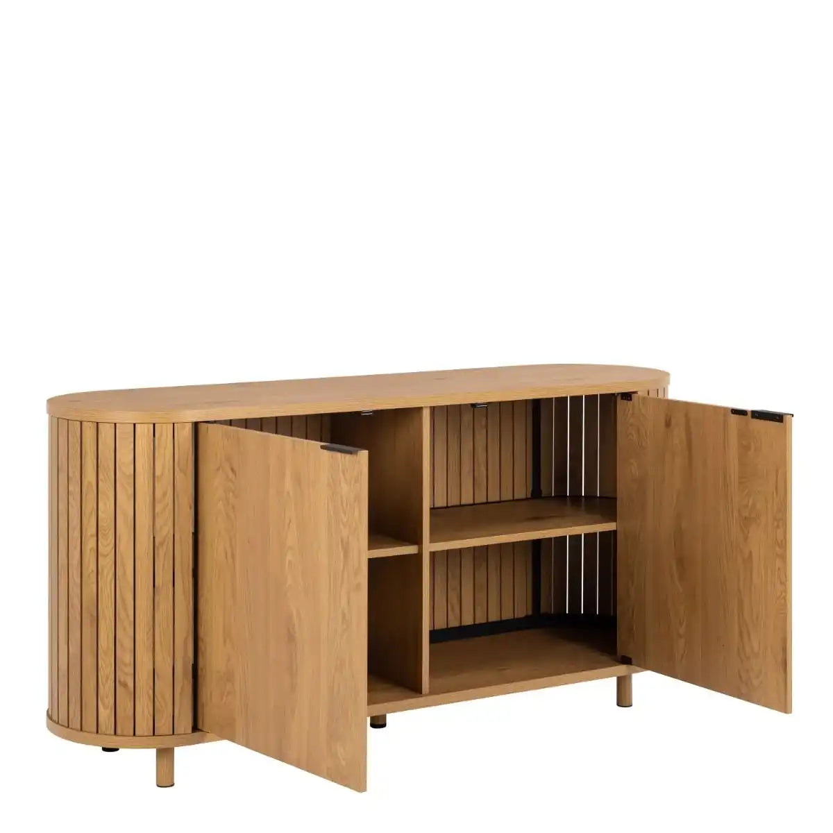 Colima Sideboard Buffet Unit In Oak - Price Crash Furniture