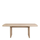 Christo 220cm 8 Seater Dining Table In Oak - Price Crash Furniture