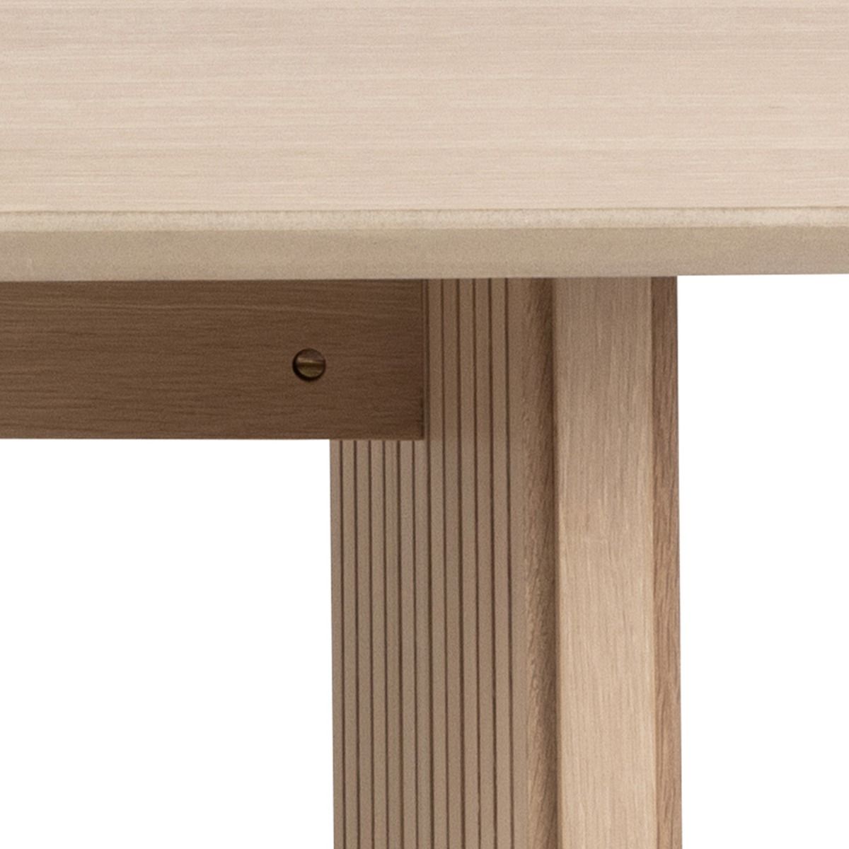 Christo 220cm 8 Seater Dining Table In Oak - Price Crash Furniture