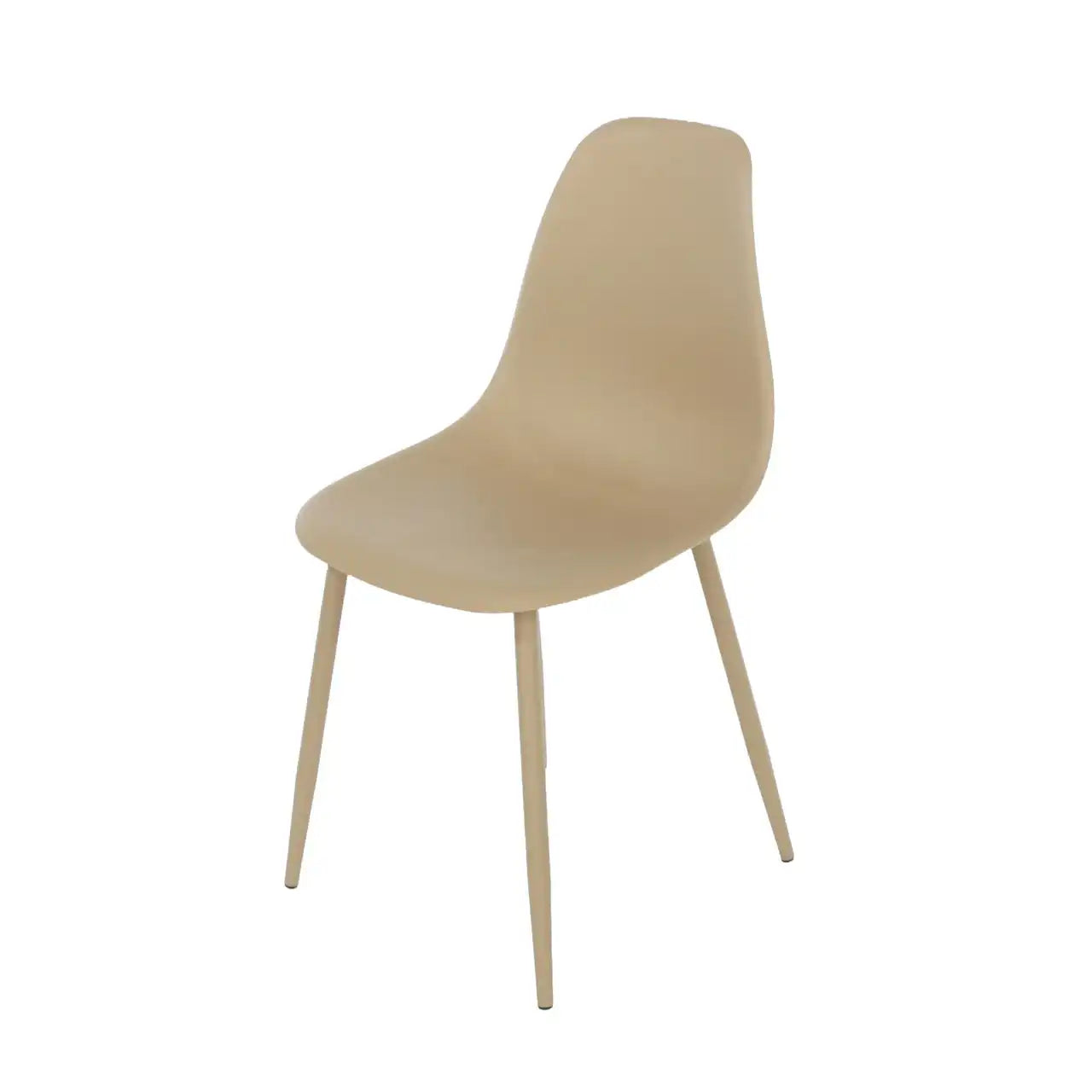 3 Piece Garden Outdoor Bistro Table & 2 x Chair Set Sand - Price Crash Furniture