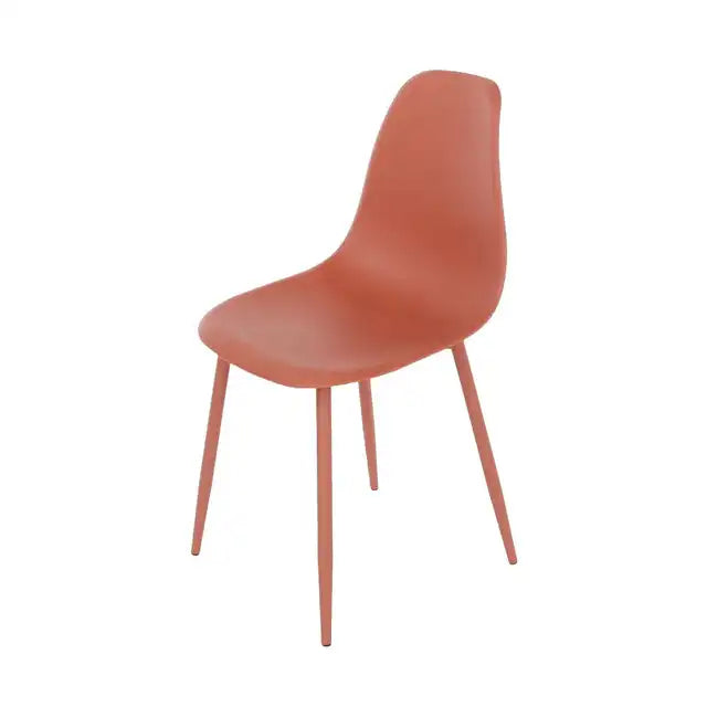 3 Piece Outdoor Garden Bistro Table & 2 x Chair Set Terracotta - Price Crash Furniture