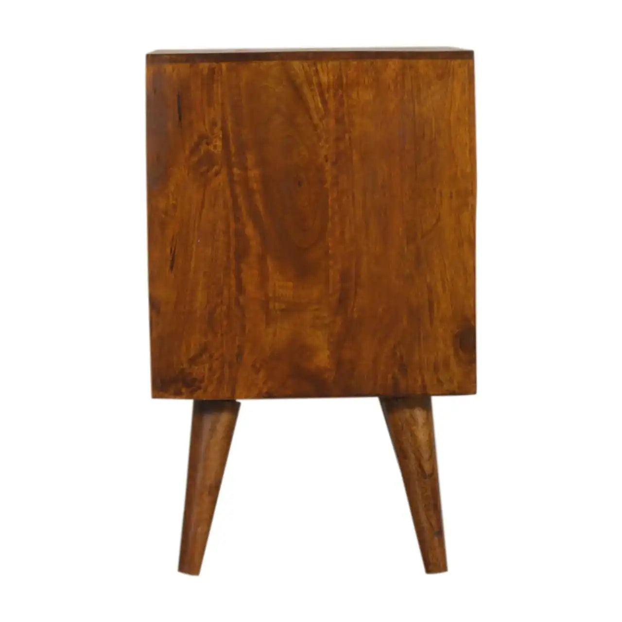 Multi Drawer Chestnut Bedside with Removeable Drawers - Price Crash Furniture