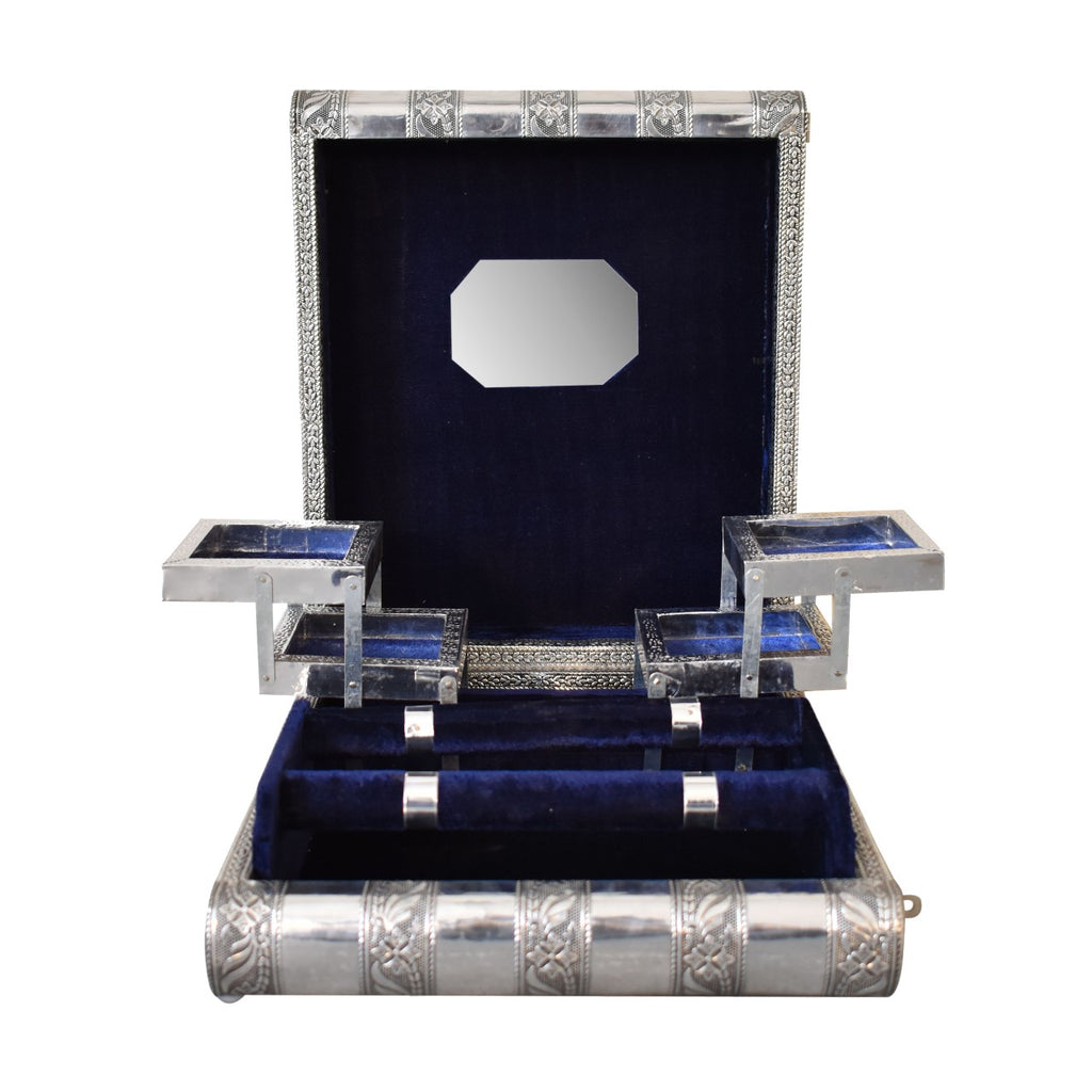 Navy Double Jewellery Box by Artisan Furniture - Price Crash Furniture
