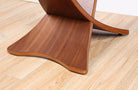 JF308 Siena Coffee Table in Walnut and Glass by Jual - Price Crash Furniture