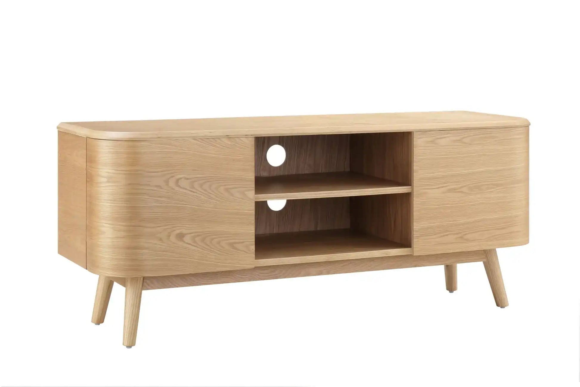 JF810 Oslo TV Stand in Oak by Jual Furnishings - Price Crash Furniture