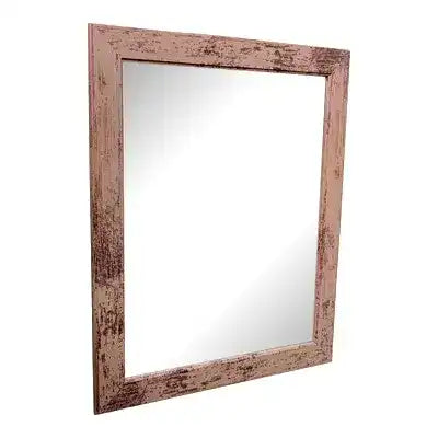 Grey Wooden Mirror 60x50cm - Price Crash Furniture