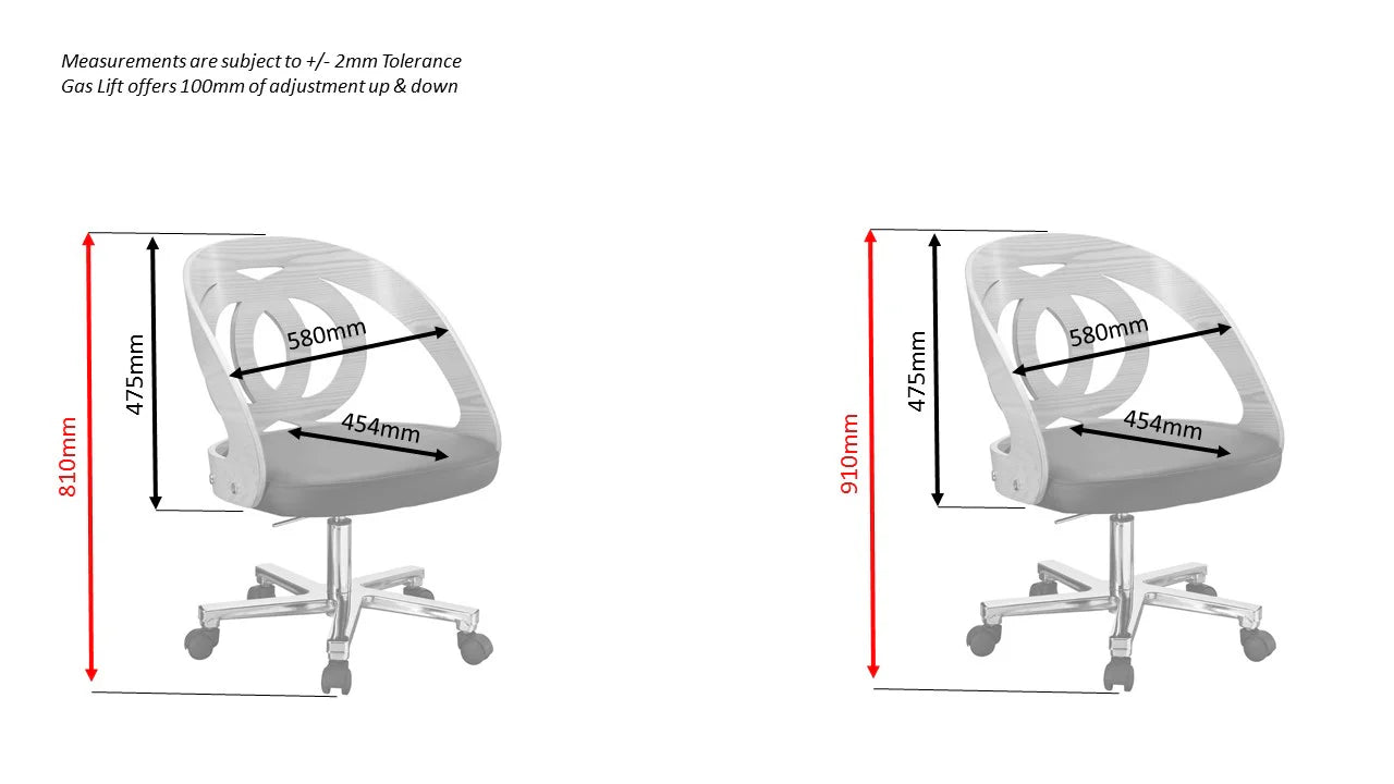 PC606 Helsinki Office Desk Chair in Grey by Jual - Price Crash Furniture