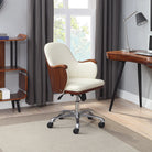 PC712 San Francisco Executive Office Chair Walnut - Price Crash Furniture