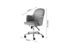 PC712 San Francisco Executive Office Chair Walnut - Price Crash Furniture