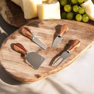 Set Of 4 Acacia Wood Cheese Knifes - Price Crash Furniture