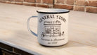 White General Store Retro Tin Mug - Price Crash Furniture