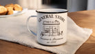 White General Store Retro Tin Mug - Price Crash Furniture