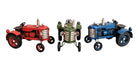 Green Metal Tractor Ornament 17cm - Price Crash Furniture