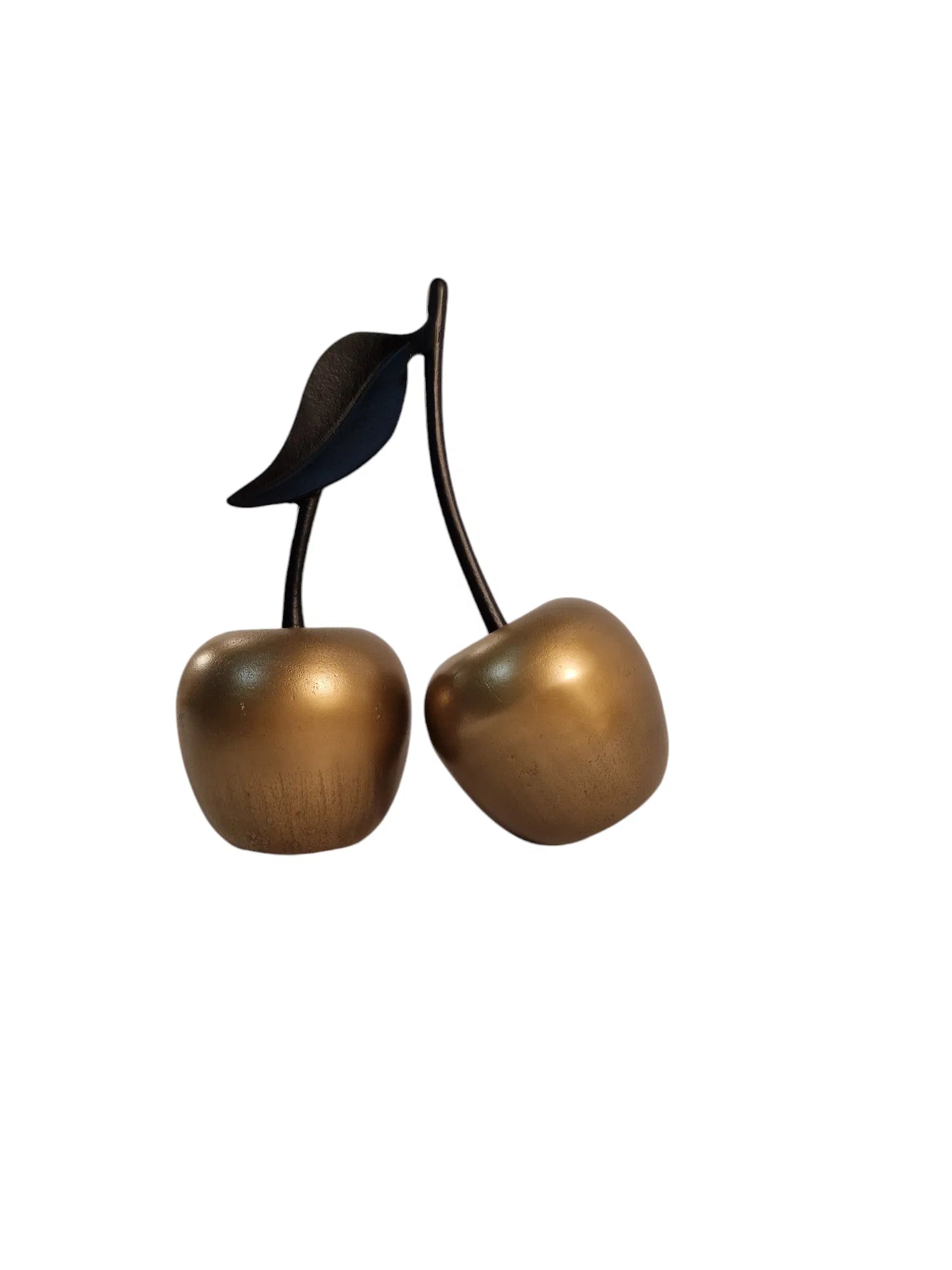 Gold Aluminium Cherry Ornament 22.5cm - Price Crash Furniture