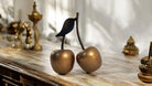 Gold Aluminium Cherry Ornament 22.5cm - Price Crash Furniture