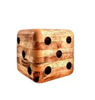 Wooden Dice Doorstop 15cm - Price Crash Furniture