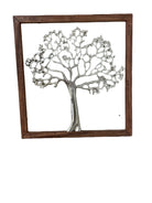 Large Silver Tree Of Life In A Frame, 46cm - Price Crash Furniture