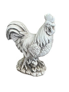 Stone Effect White Cockerel Statue - Price Crash Furniture