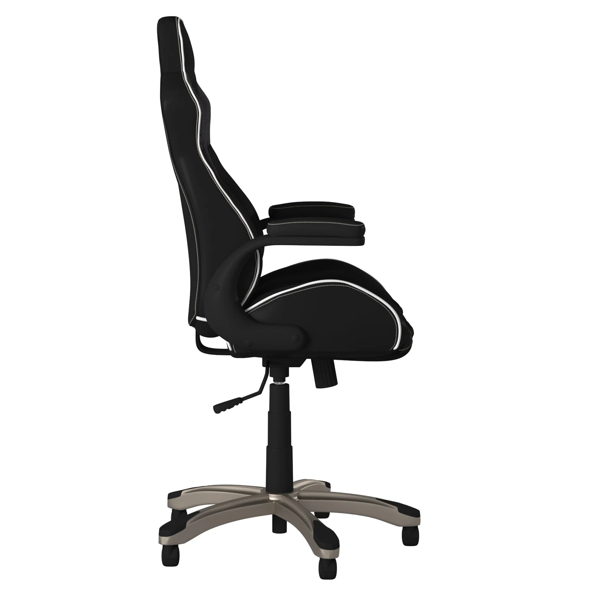 Alphason Silverstone Executive Gaming Chair in Microfibre & Faux Leather - Price Crash Furniture