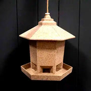 Earthy Deluxe Hexagonal Bird Feeder - Chaff (21.6cm) - Price Crash Furniture