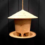 Earthy Deluxe Round Bird Feeder - Coffee Husks (21.8cm) - Price Crash Furniture