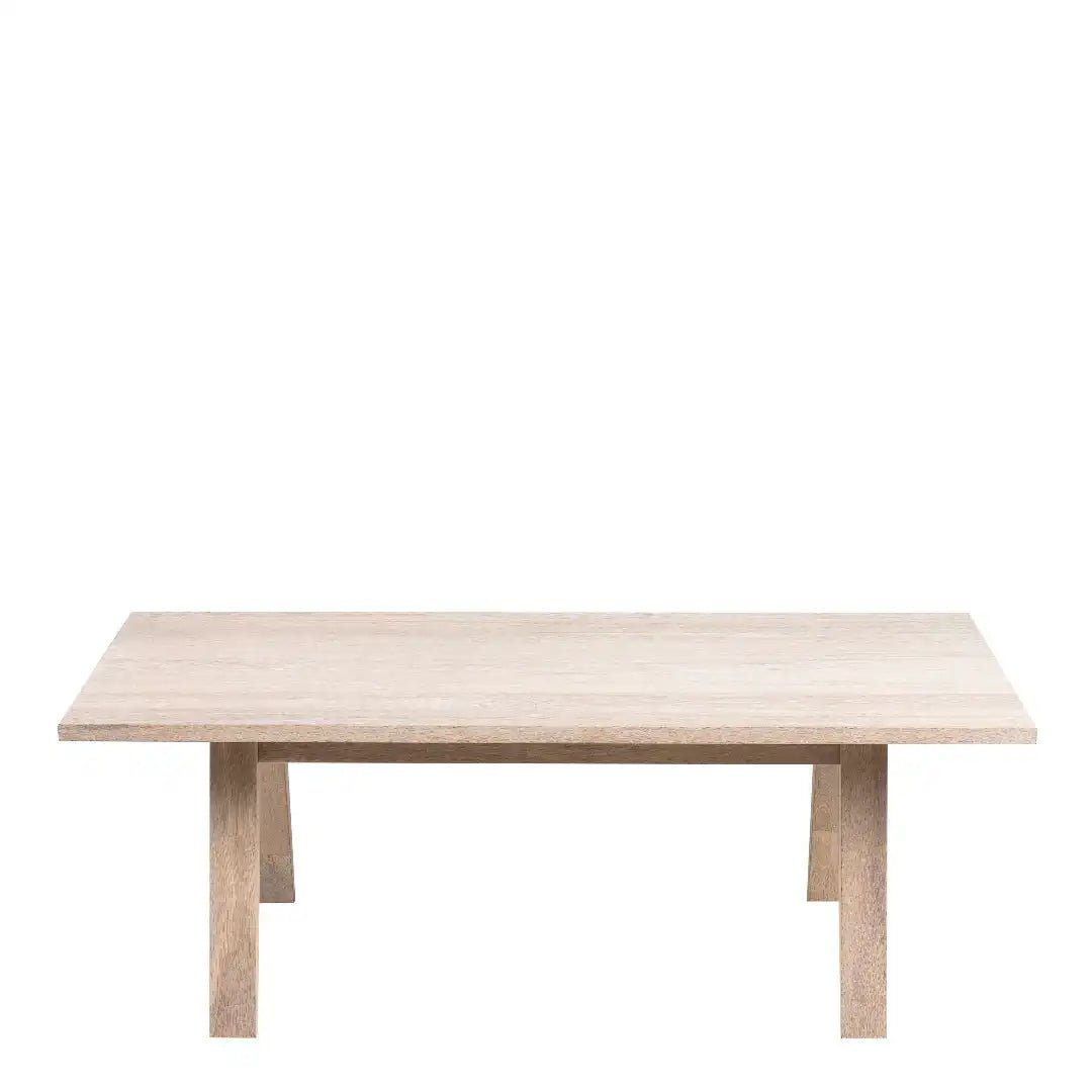 A - Line Coffee Table in White Oak - Price Crash Furniture