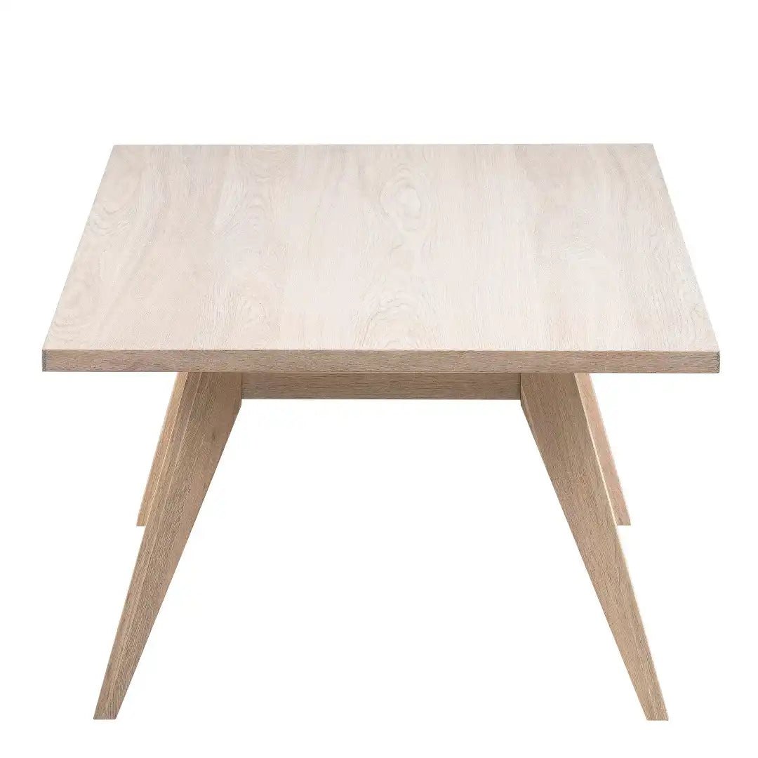 A - Line Coffee Table in White Oak - Price Crash Furniture