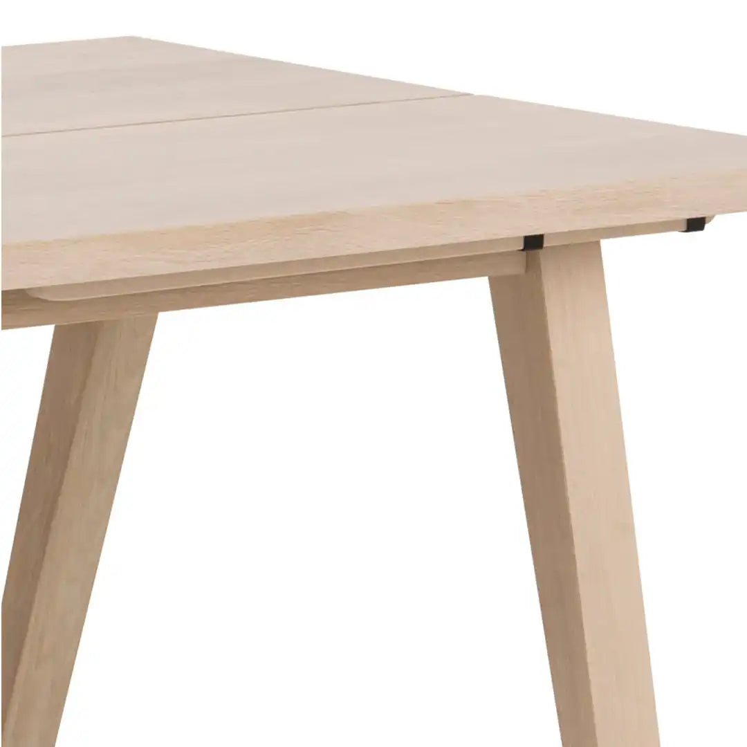 A - Line Rectanglar Dining Table in White Oak - Price Crash Furniture