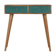 Acadia Teal Console Table - Price Crash Furniture