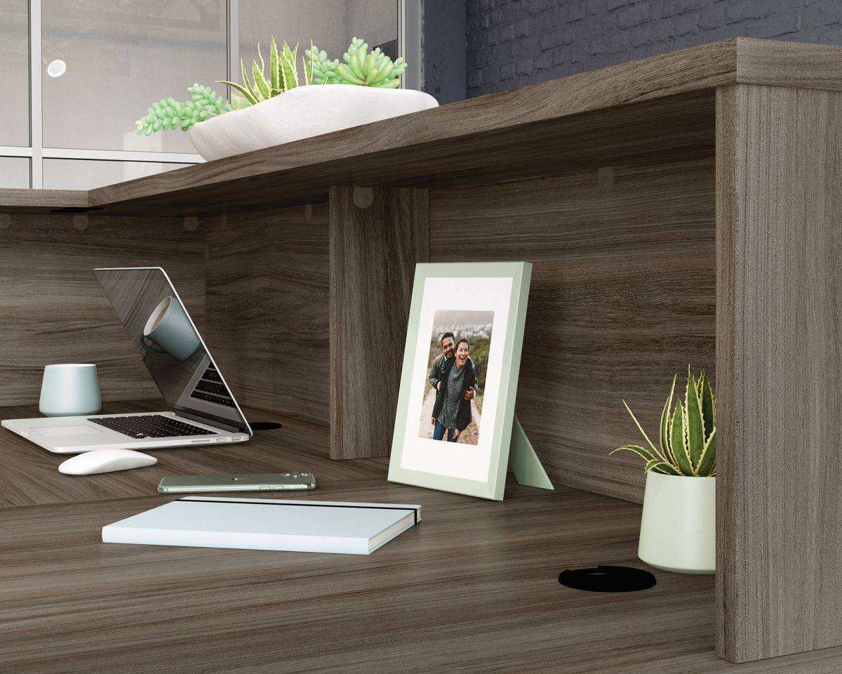 Affiliate 1800 Low Reception Hutch for Affiliate Desk and Bow Front Desk by Teknik - Price Crash Furniture