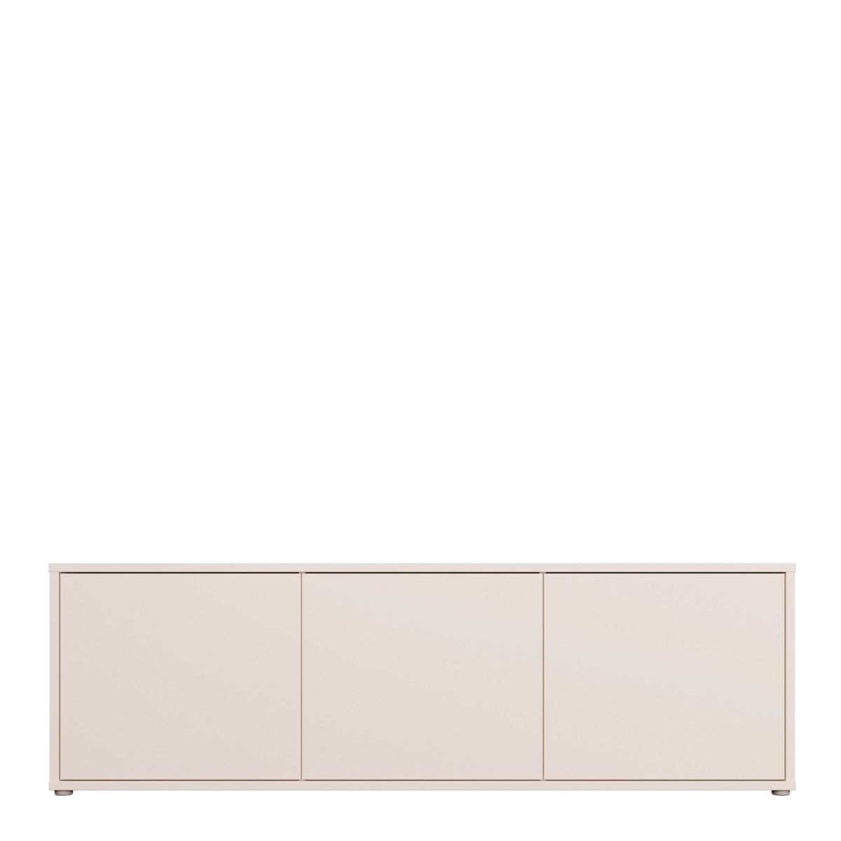 Alice Springs Large TV Cabinet With 3 Push To Open Doors in Sand - Price Crash Furniture