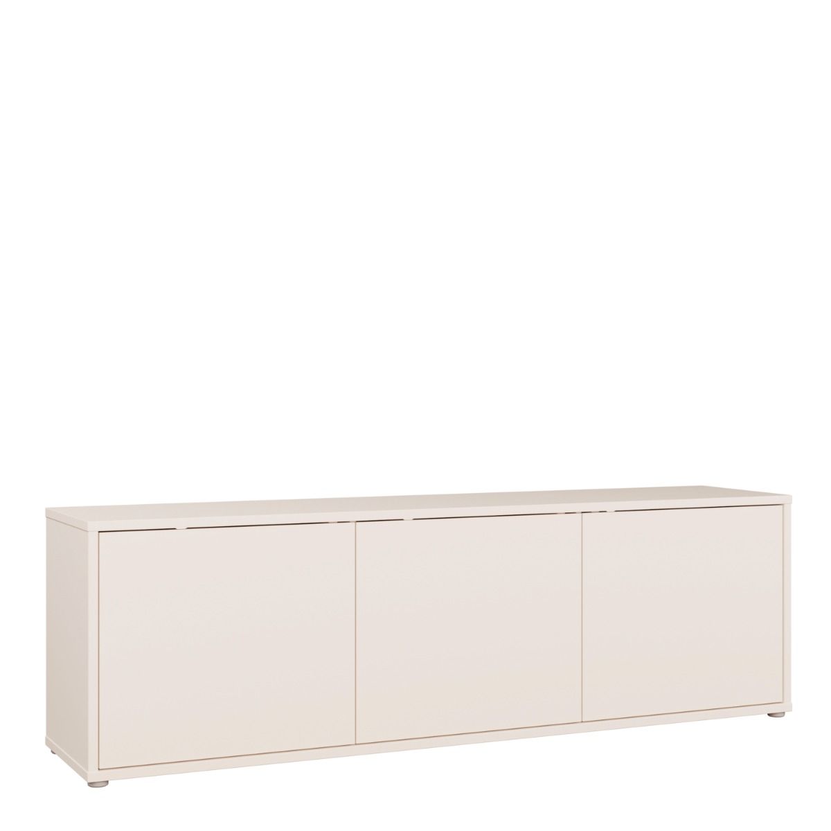 Alice Springs Large TV Cabinet With 3 Push To Open Doors in Sand - Price Crash Furniture