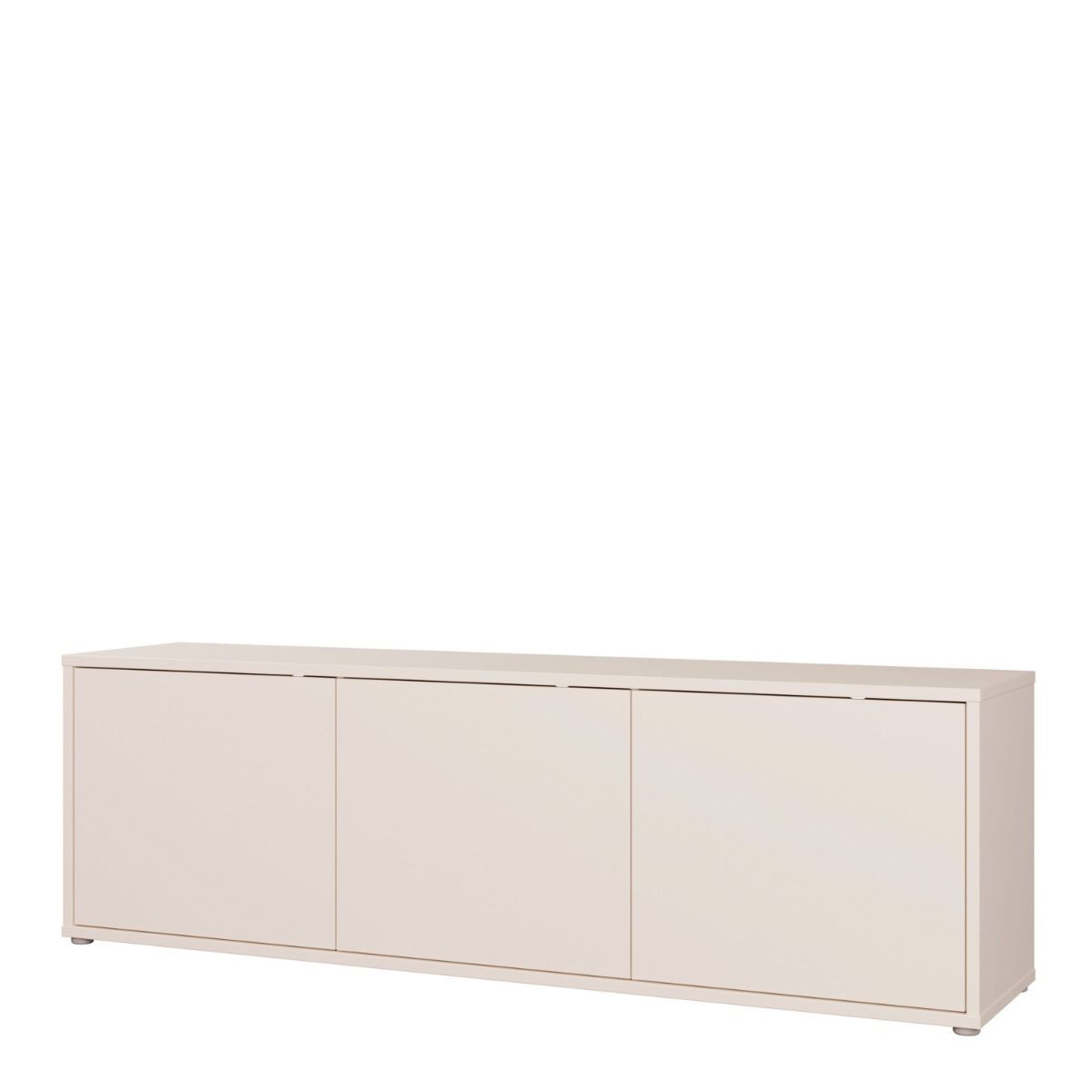 Alice Springs Large TV Cabinet With 3 Push To Open Doors in Sand - Price Crash Furniture