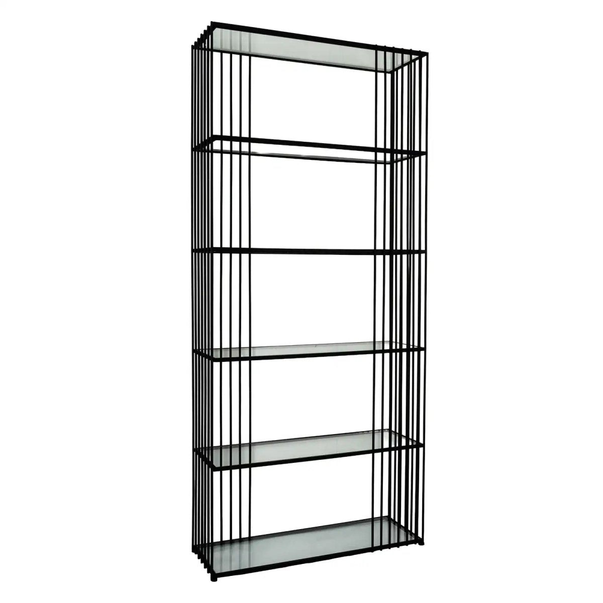 Alto Shelf Unit With Glass Shelves - Price Crash Furniture