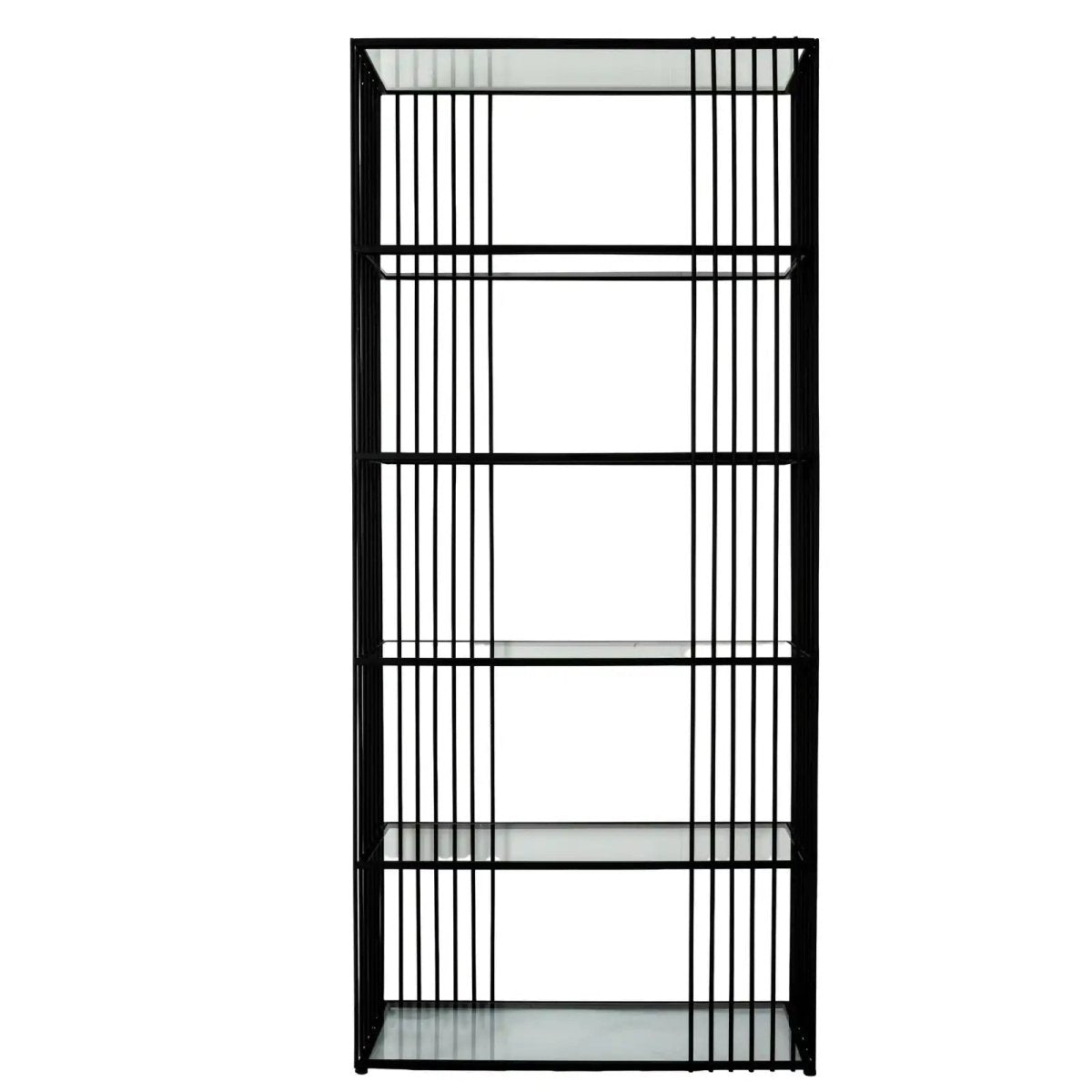 Alto Shelf Unit With Glass Shelves - Price Crash Furniture