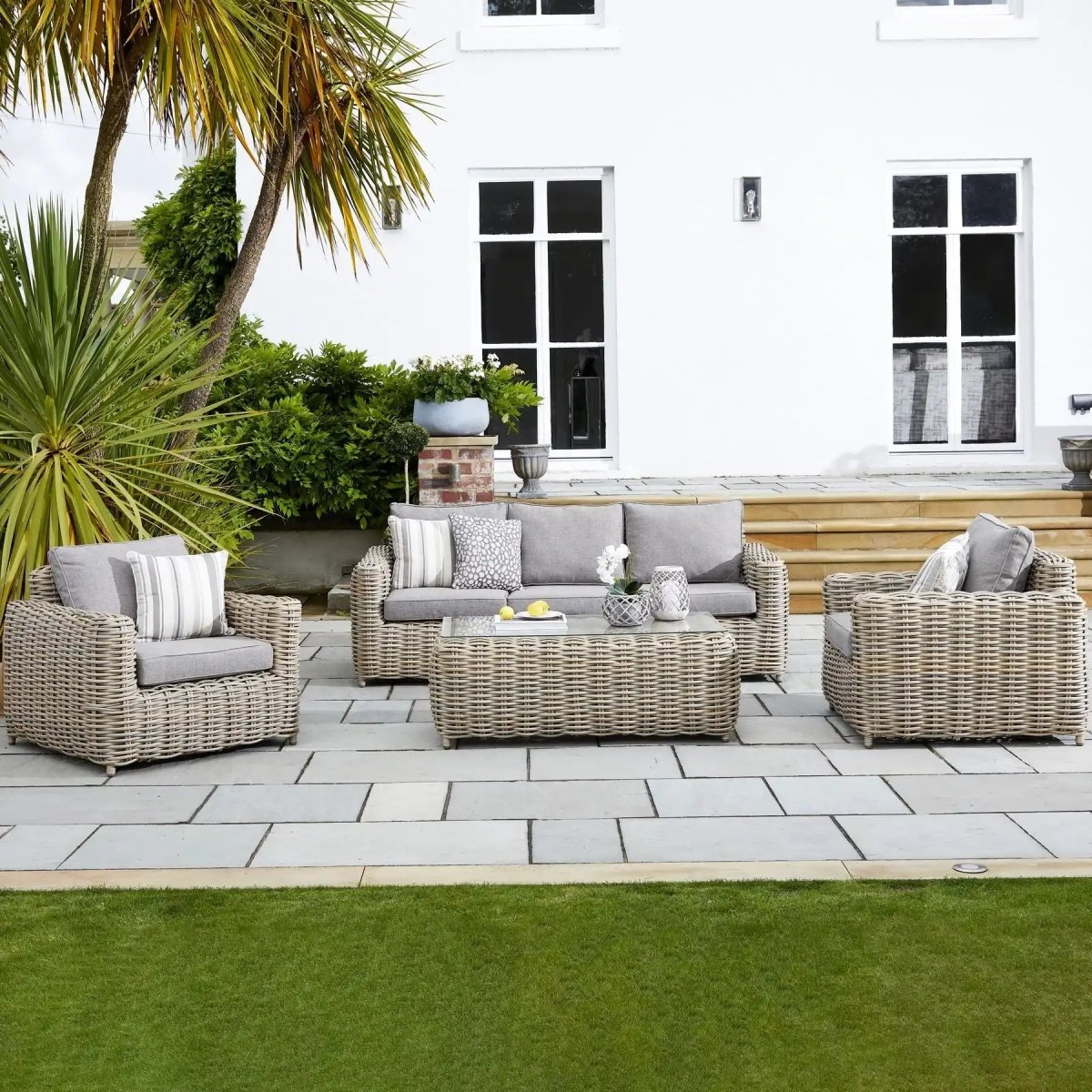 Amalfi Collection Outdoor Five Seater Set - Price Crash Furniture
