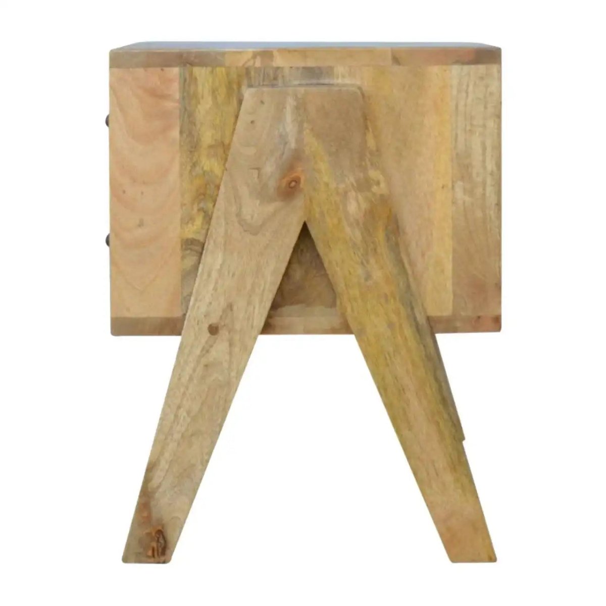 ArtHaus Collection V - Shaped Nordic Style 2 Drawer Media Unit - Price Crash Furniture