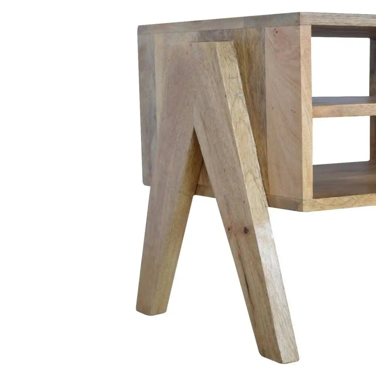 ArtHaus Collection V - Shaped Nordic Style 2 Drawer Media Unit - Price Crash Furniture