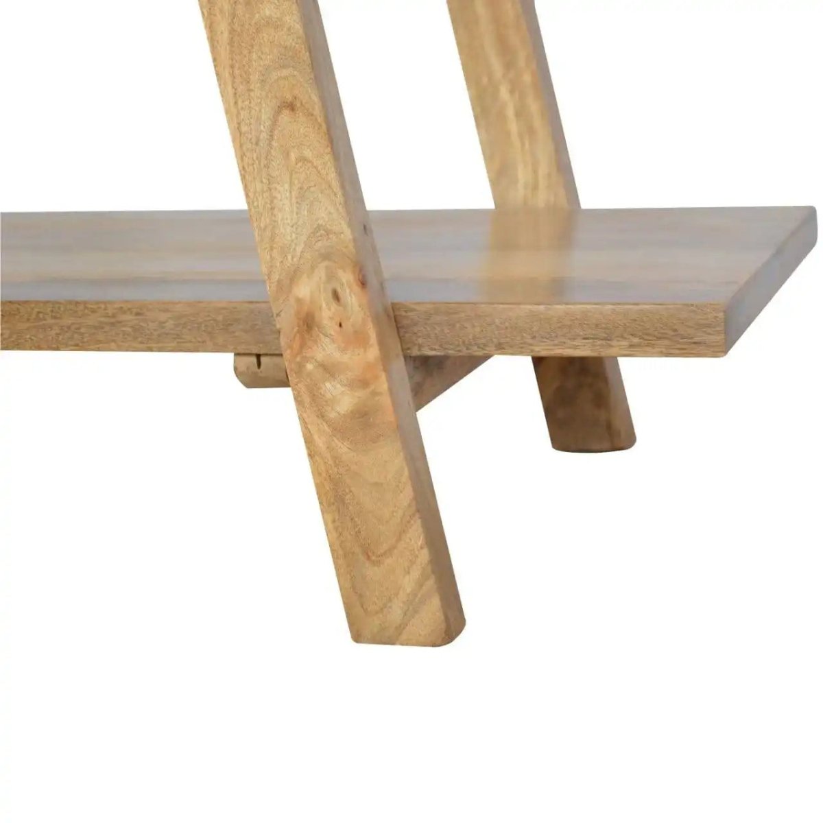 ArtHaus Collection V - Shaped Nordic Style Ladder Style Open Display Unit With 3 Shelves - Price Crash Furniture