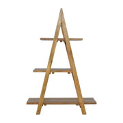 ArtHaus Collection V - Shaped Nordic Style Ladder Style Open Display Unit With 3 Shelves - Price Crash Furniture