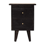 Ash black Bedside - Price Crash Furniture