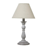 Augusta Column Table Lamp With Linen Shade - Price Crash Furniture