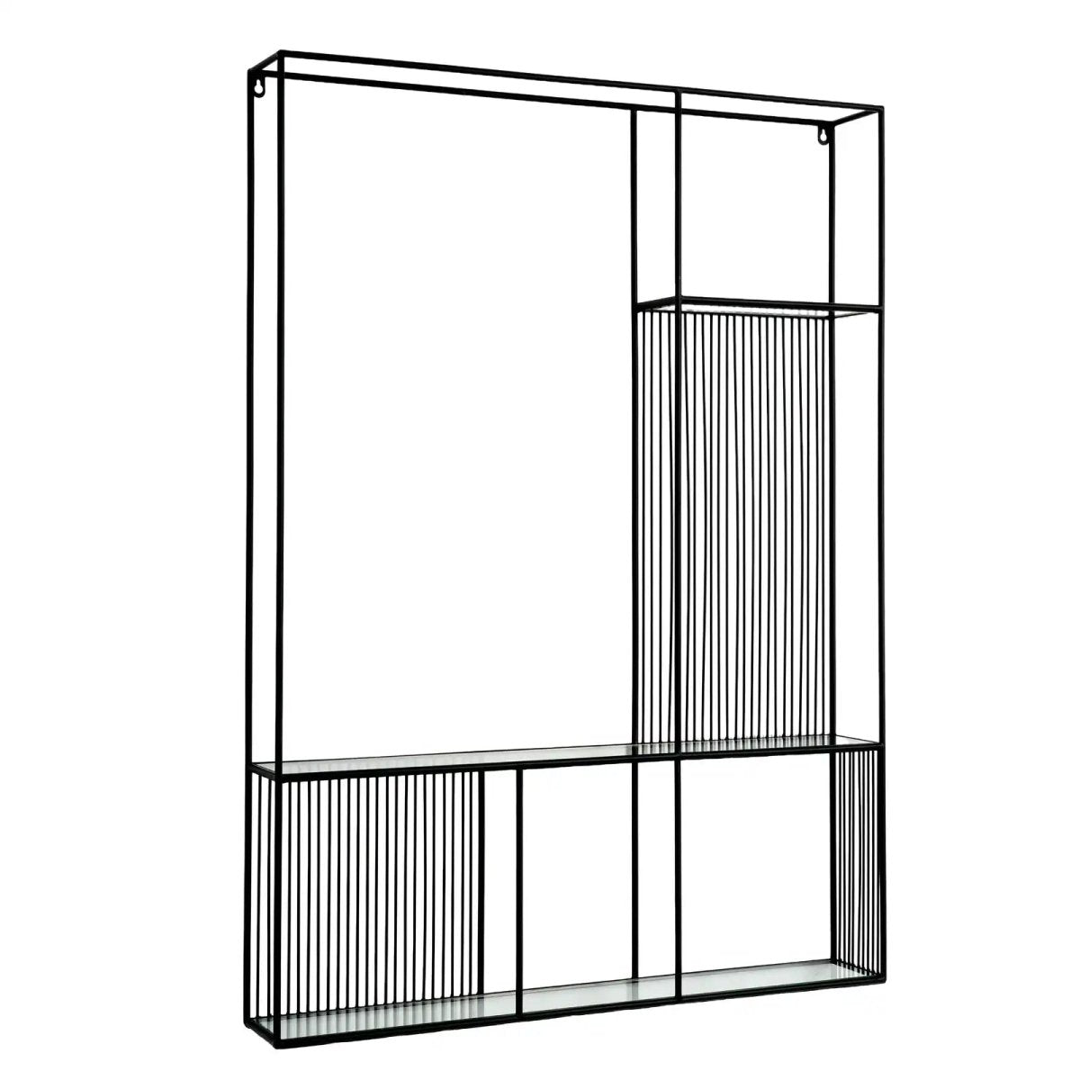 Axis Shelf Unit With Glass Shelves - Price Crash Furniture