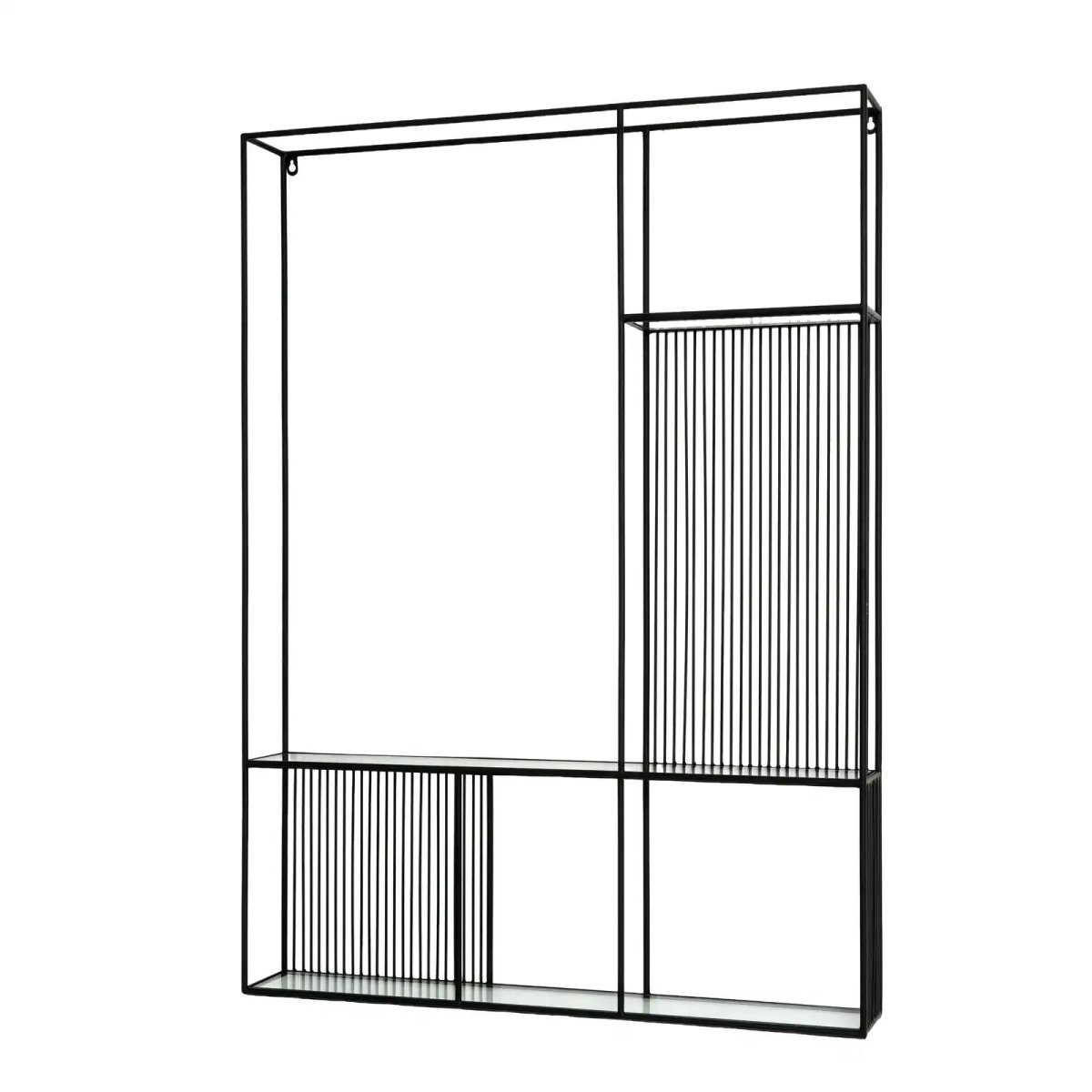 Axis Shelf Unit With Glass Shelves - Price Crash Furniture