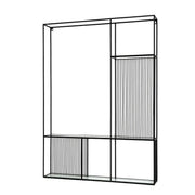 Axis Shelf Unit With Glass Shelves - Price Crash Furniture