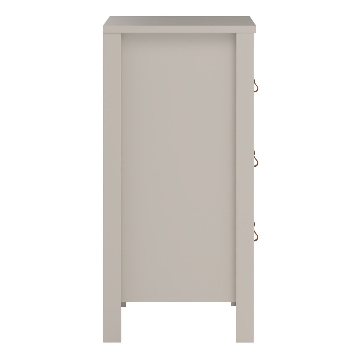 Barcelona 3 Drawer Chest of Drawers In Cashmere - Price Crash Furniture