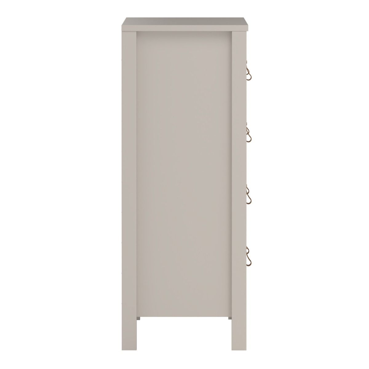Barcelona 3+2 5 Drawer Chest of Drawers In Cashmere - Price Crash Furniture