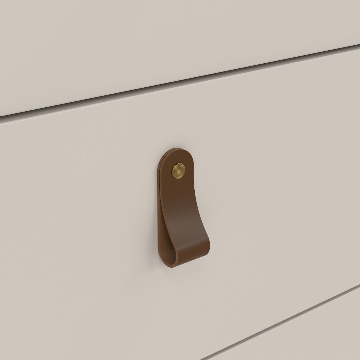 Barcelona 3+2 5 Drawer Chest of Drawers In Cashmere - Price Crash Furniture