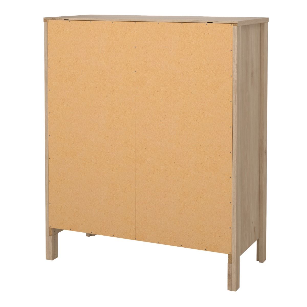 Barcelona 5 Drawer Chest of Drawers Unit In Jackson Hickory Oak - Price Crash Furniture